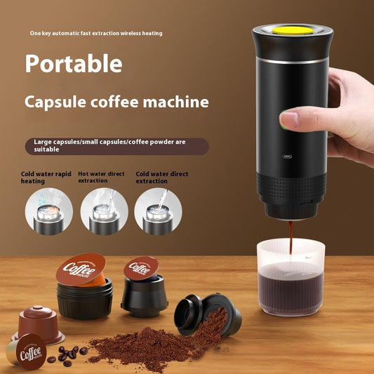 Electric Grinder Coffee Travel Handy 3 In 1 Espresso Portable Coffee Espresso Maker Machine